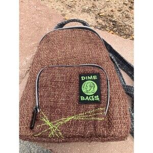 Dime Bags Mini Backpack Club Kid Brown Adjustable Straps